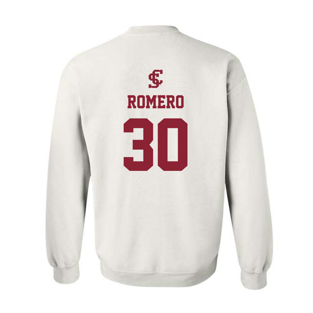 SCU - NCAA Softball : Ella Romero - Crewneck Sweatshirt Classic Shersey