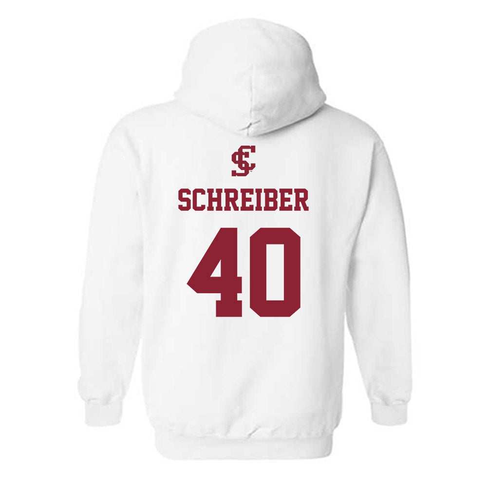 SCU - NCAA Baseball : Sebastian Schreiber - Hooded Sweatshirt Classic Shersey