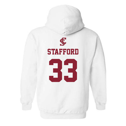 SCU - NCAA Women's Basketball : Danja Stafford - Hooded Sweatshirt Classic Shersey