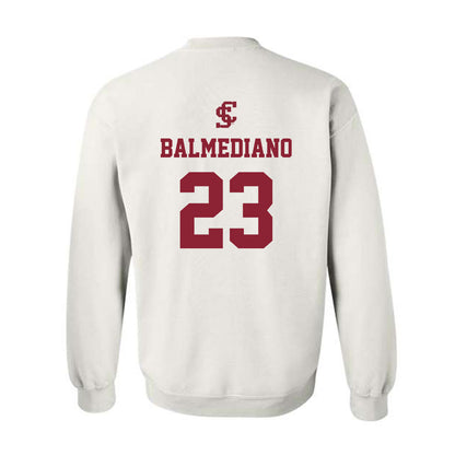 SCU - NCAA Softball : Robynn Balmediano - Crewneck Sweatshirt Classic Shersey