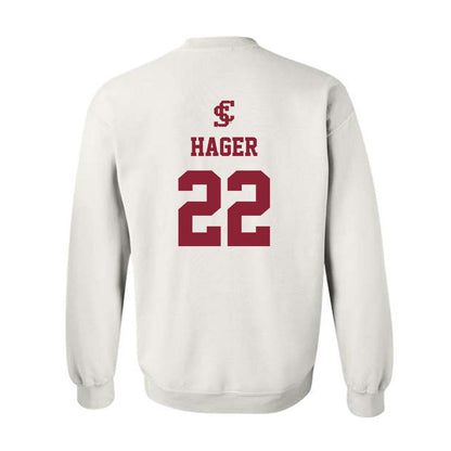 SCU - NCAA Softball : Sage Hager - Crewneck Sweatshirt Classic Shersey