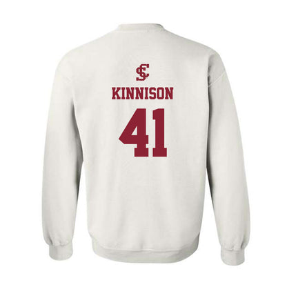 SCU - NCAA Baseball : Kole Kinnison - Crewneck Sweatshirt Classic Shersey