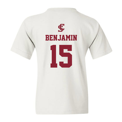 SCU - NCAA Men's Basketball : Jalen Benjamin - Youth T-Shirt Classic Shersey