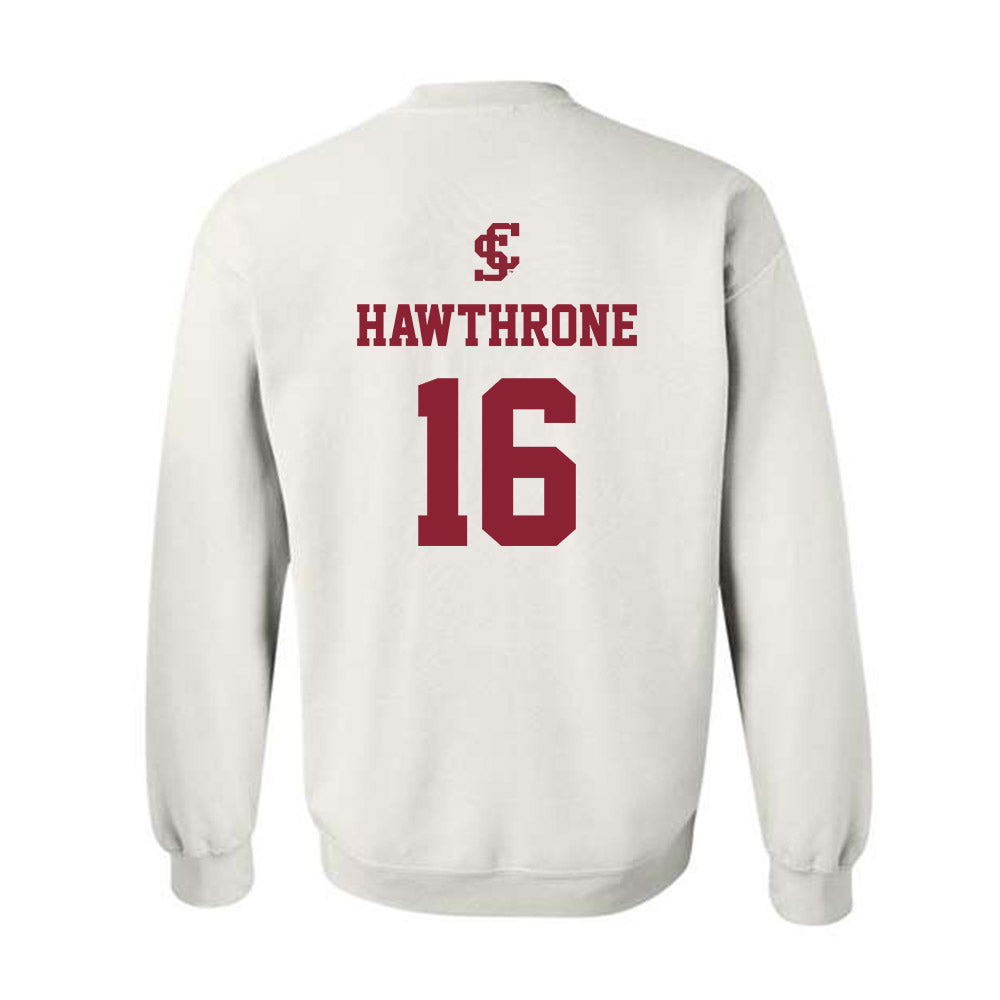 SCU - NCAA Baseball : Isaac Hawthrone - Crewneck Sweatshirt Classic Shersey
