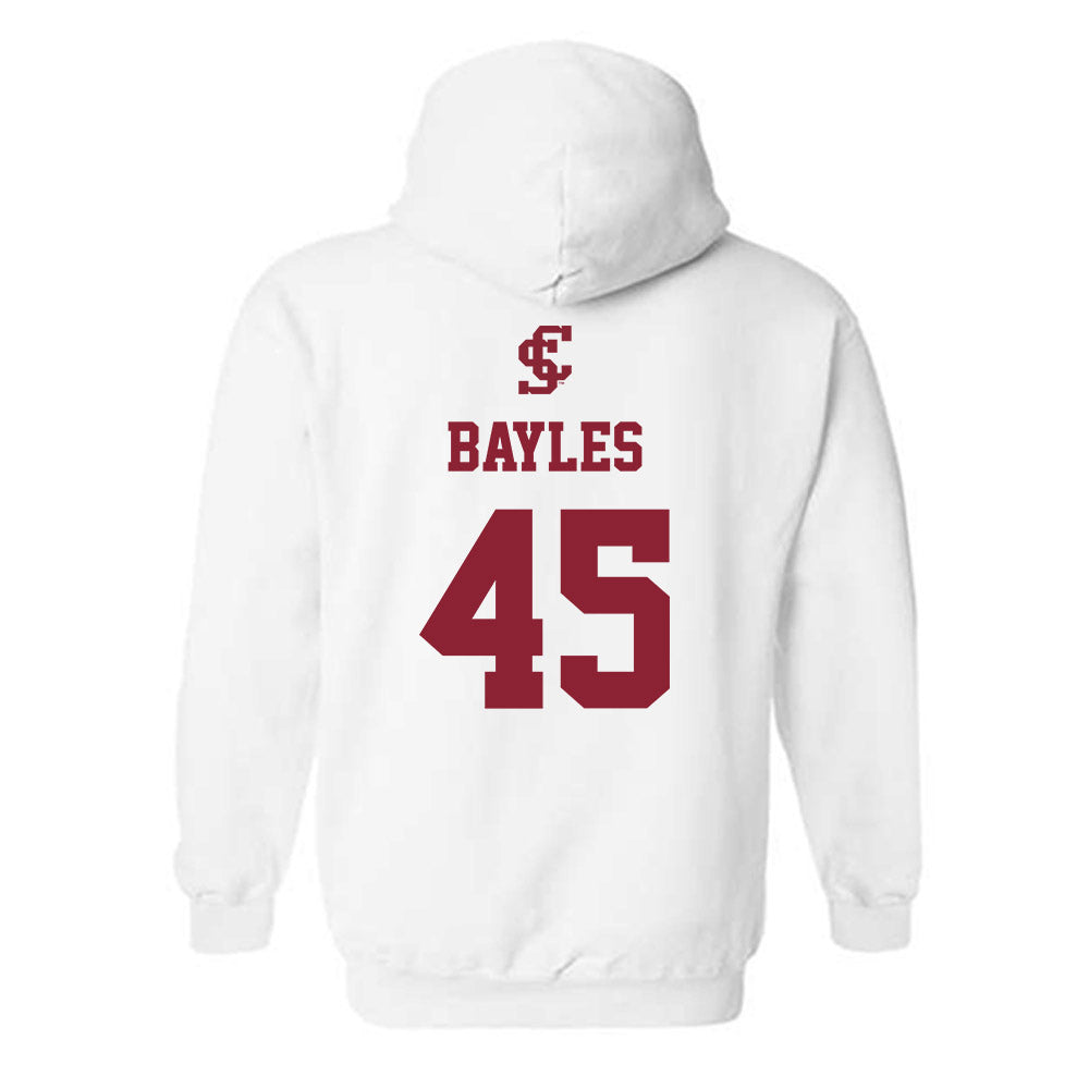 SCU - NCAA Baseball : Max Bayles - Hooded Sweatshirt Classic Shersey