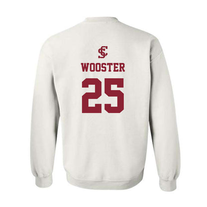 SCU - NCAA Baseball : Caden Wooster - Crewneck Sweatshirt Classic Shersey