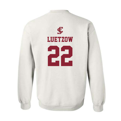 SCU - NCAA Baseball : Johnny Luetzow - Crewneck Sweatshirt Classic Shersey