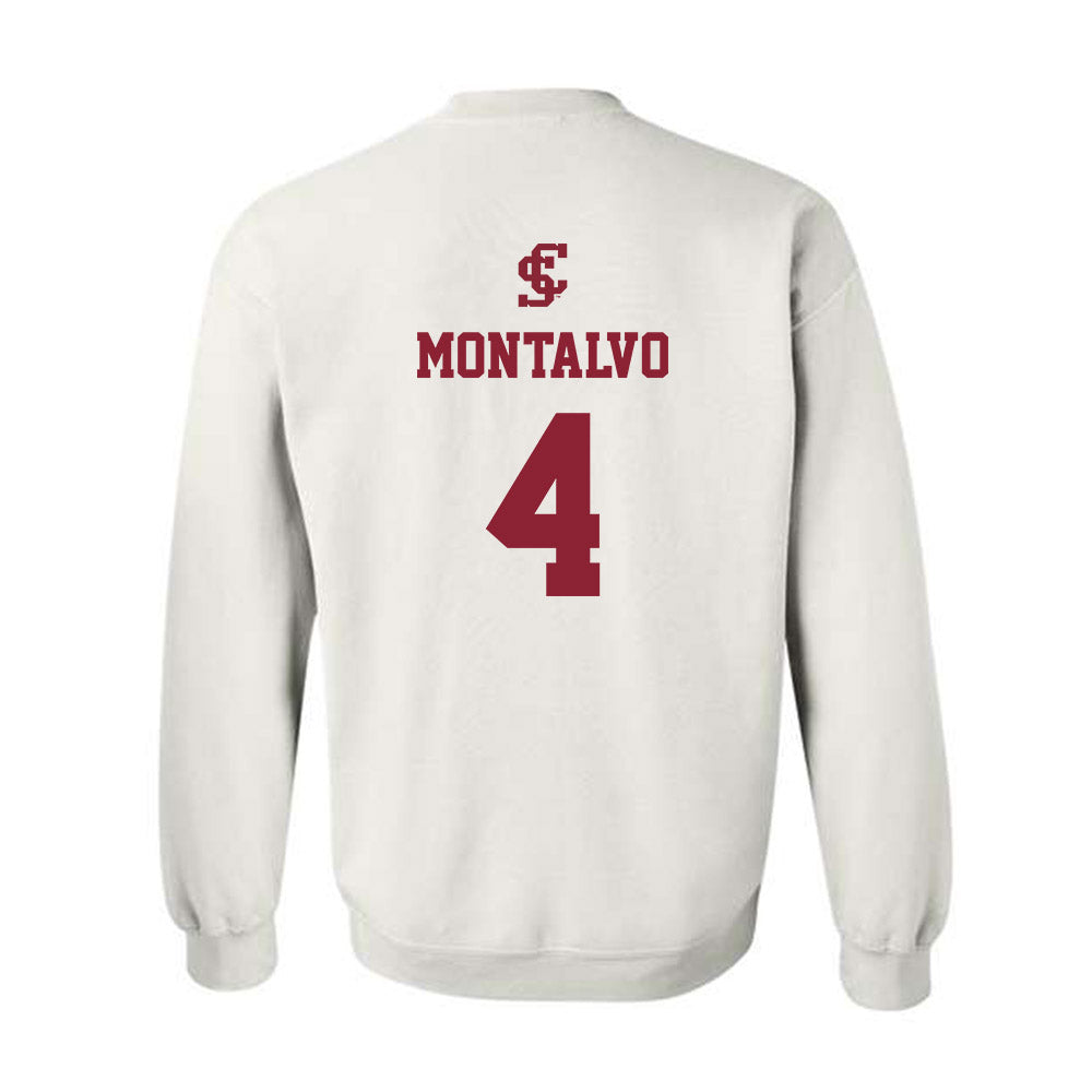 SCU - NCAA Softball : Mariah Montalvo - Crewneck Sweatshirt Classic Shersey