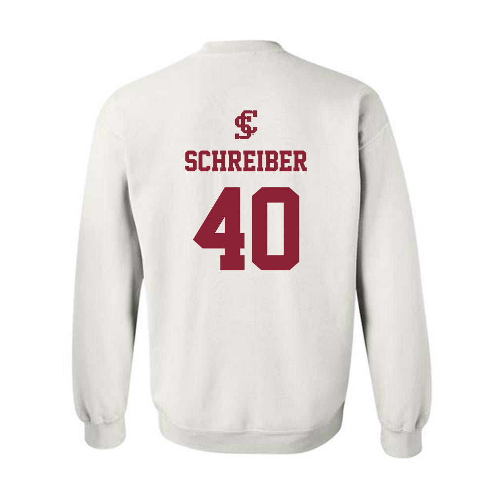 SCU - NCAA Baseball : Sebastian Schreiber - Crewneck Sweatshirt Classic Shersey