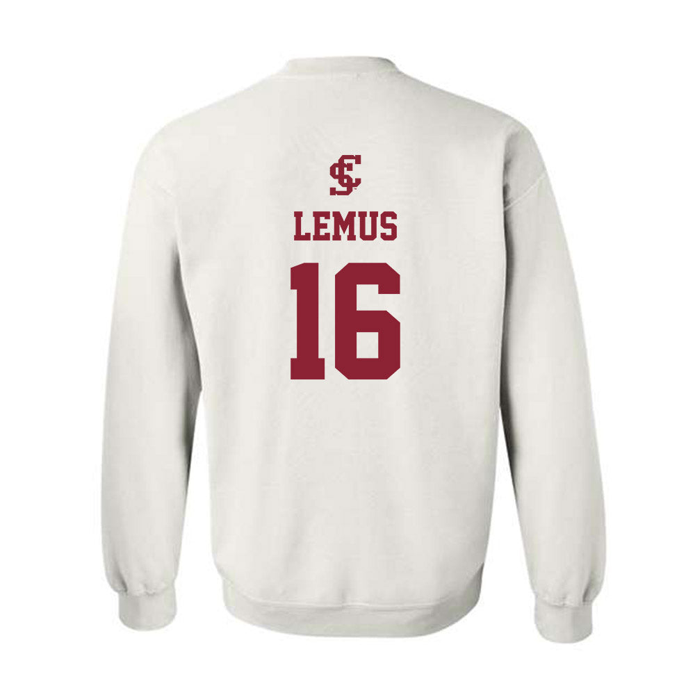 SCU - NCAA Softball : Jacqueline Lemus - Crewneck Sweatshirt Classic Shersey