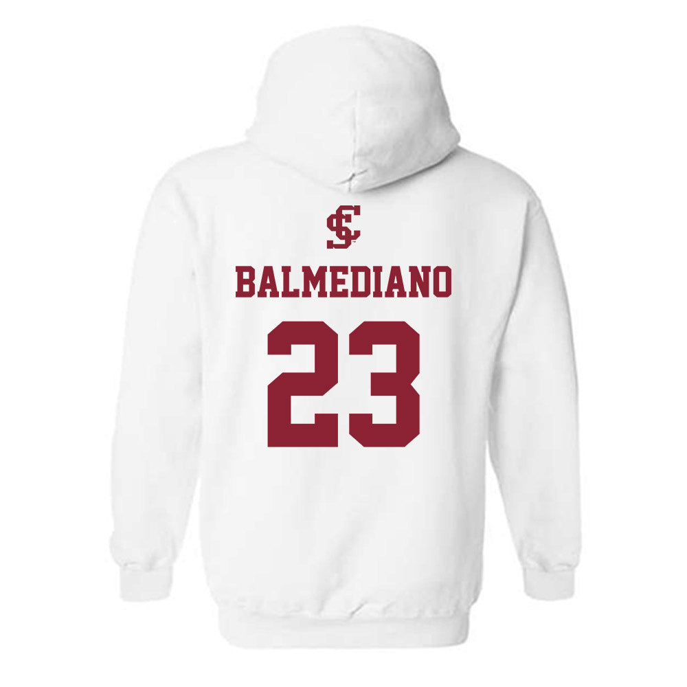 SCU - NCAA Softball : Robynn Balmediano - Hooded Sweatshirt Classic Shersey