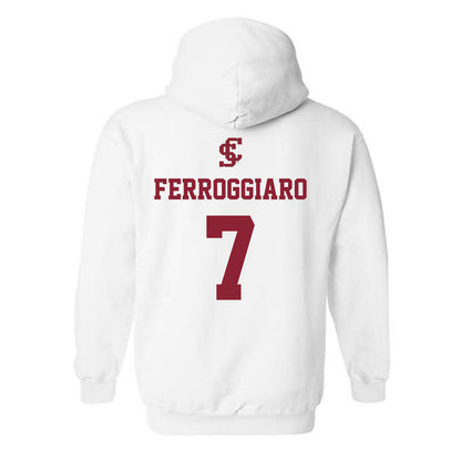 SCU - NCAA Baseball : Thomas Ferroggiaro - Hooded Sweatshirt Classic Shersey