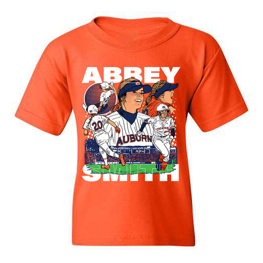 Auburn - NCAA Softball : Abbey Smith - Youth T-Shirt Individual Caricature