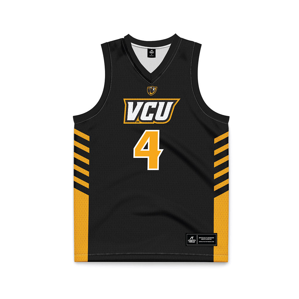 VCU - NCAA Women's Basketball : Grace Hutson - Black Basketball Jersey