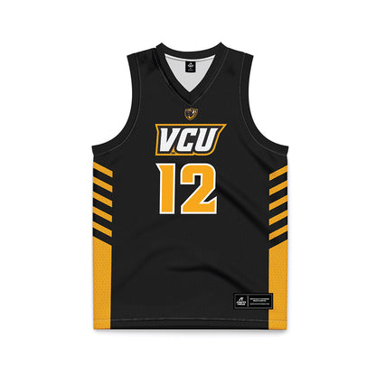 VCU - NCAA Women's Basketball : Valentina Ojeda - Black Basketball Jersey