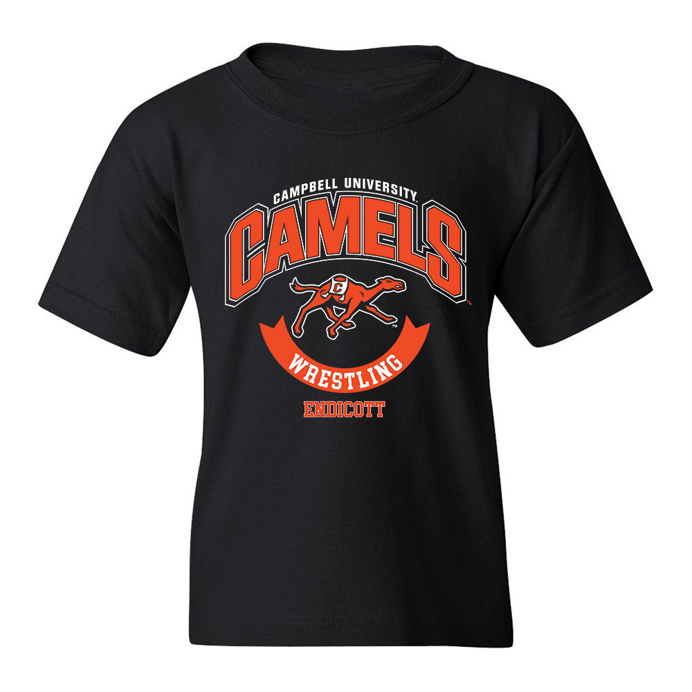 Campbell - NCAA Wrestling : Gunner Endicott - Youth T-Shirt Classic Fashion Shersey