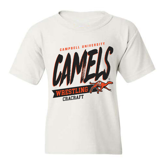 Campbell - NCAA Wrestling : Brant Cracraft - Youth T-Shirt Classic Fashion Shersey