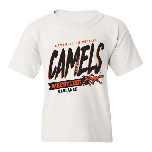 Campbell - NCAA Wrestling : Conor Maslanek - Youth T-Shirt Classic Fashion Shersey