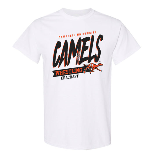 Campbell - NCAA Wrestling : Brant Cracraft - T-Shirt Classic Fashion Shersey