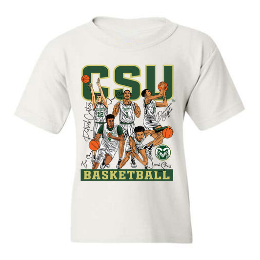 Colorado State - NCAA Men's Basketball : Youth T-Shirt Starting Five