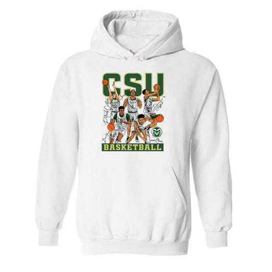 Colorado State - NCAA Men's Basketball : Hooded Sweatshirt Starting Five