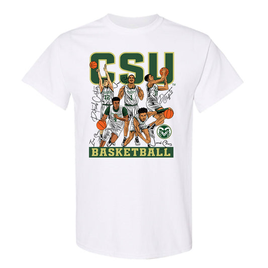 Colorado State - NCAA Men's Basketball : T-Shirt Starting Five