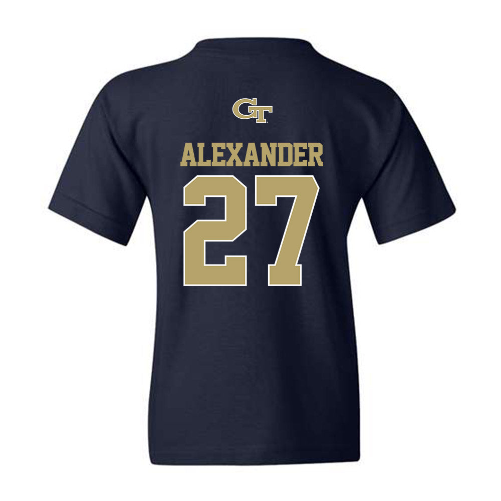 Georgia Tech - NCAA Football : Chad Alexander - Youth T-Shirt Classic Shersey