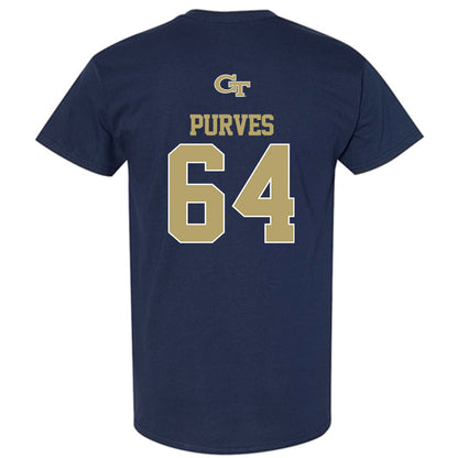 Georgia Tech - NCAA Football : Ryan Purves - T-Shirt Classic Shersey