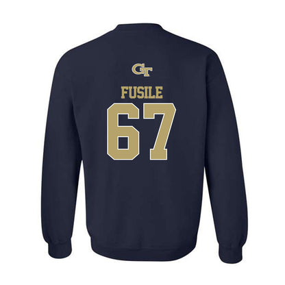 Georgia Tech - NCAA Football : Joe Fusile - Crewneck Sweatshirt Classic Shersey