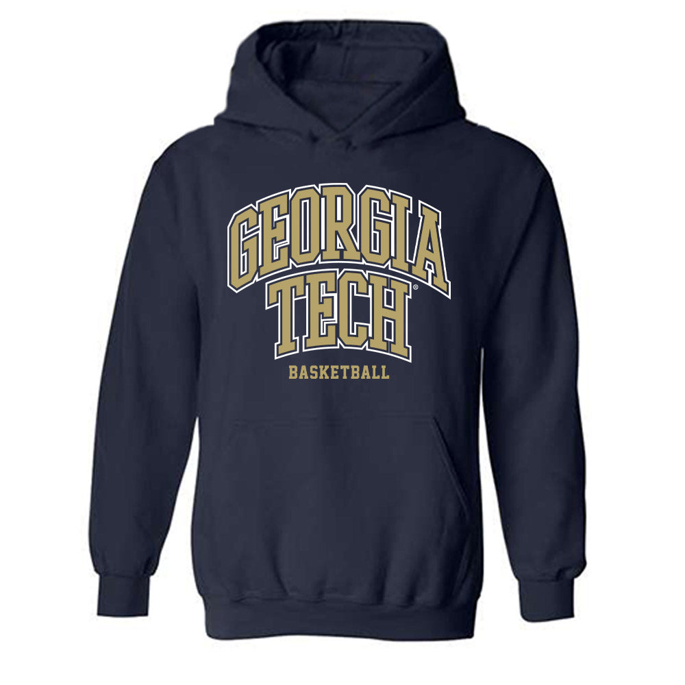 Georgia Tech - NCAA Women's Basketball : D'Asia Thomas - Hooded Sweatshirt Classic Shersey