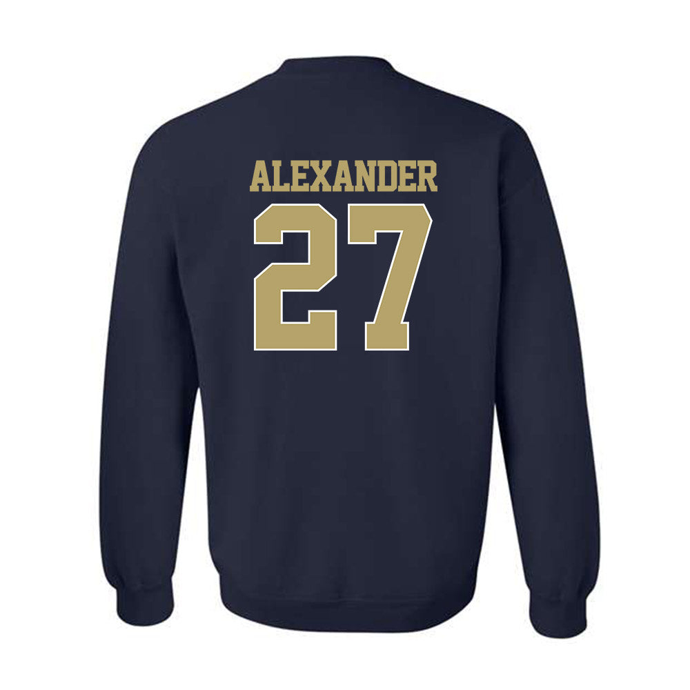Georgia Tech - NCAA Football : Chad Alexander - Crewneck Sweatshirt Classic Shersey