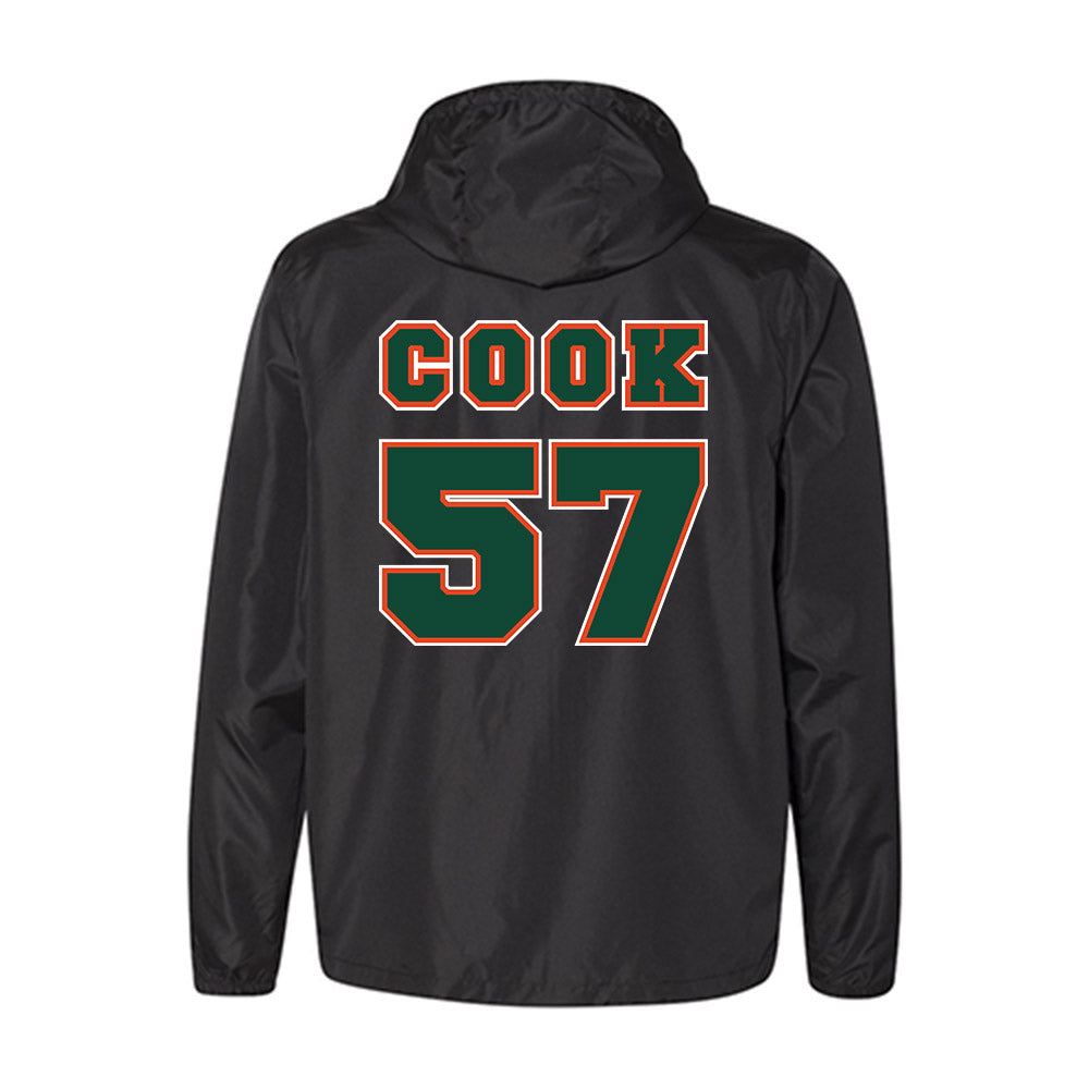 UMiami - NCAA Football : Marley Cook - Windbreaker