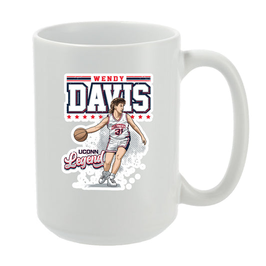 UConn - Women's Basketball Legends : Wendy Davis - Mug Individual Caricature