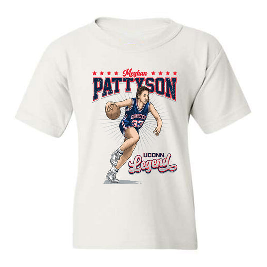 UConn - Women's Basketball Legends : Meghan Pattyson - Youth T-Shirt Individual Caricature