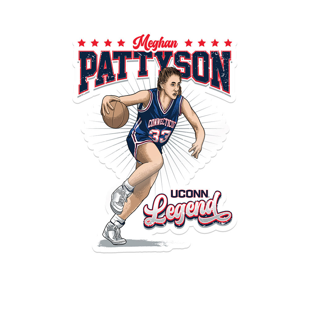 UConn - Women's Basketball Legends : Meghan Pattyson - Sticker Individual Caricature