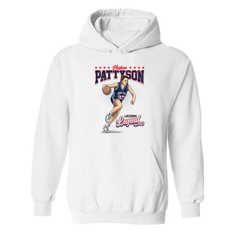 UConn - Women's Basketball Legends : Meghan Pattyson - Hooded Sweatshirt Individual Caricature