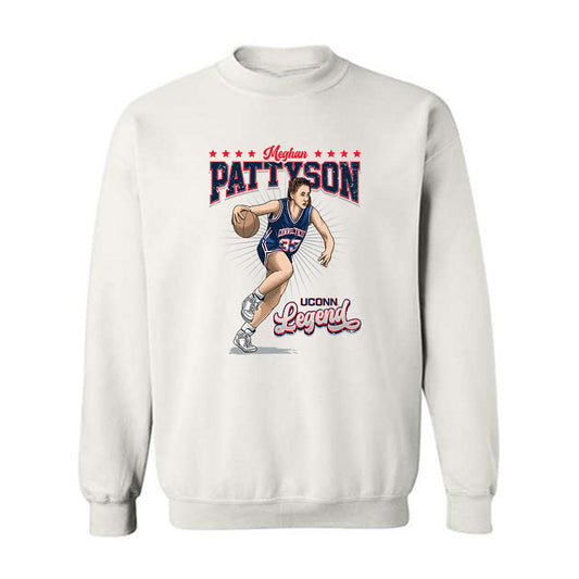 UConn - Women's Basketball Legends : Meghan Pattyson - Crewneck Sweatshirt Individual Caricature