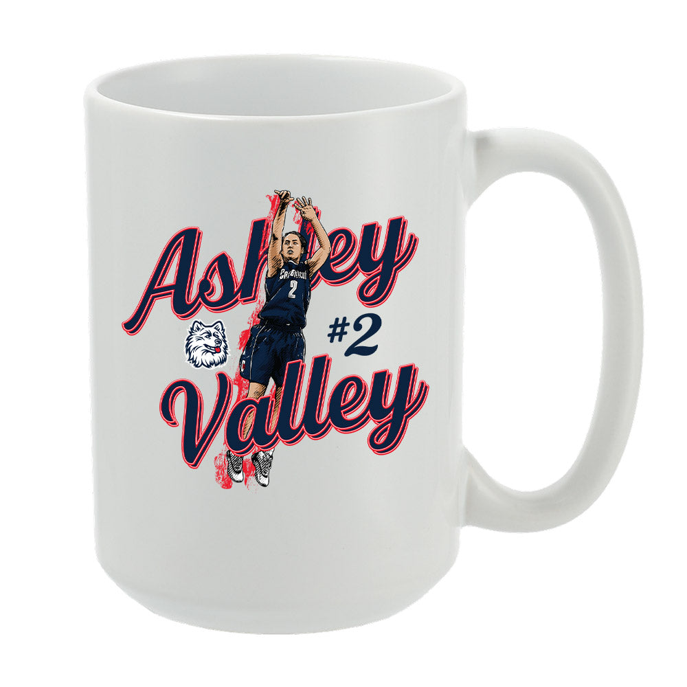 UConn - Women's Basketball Legends : Ashley Valley - Mug Individual Caricature