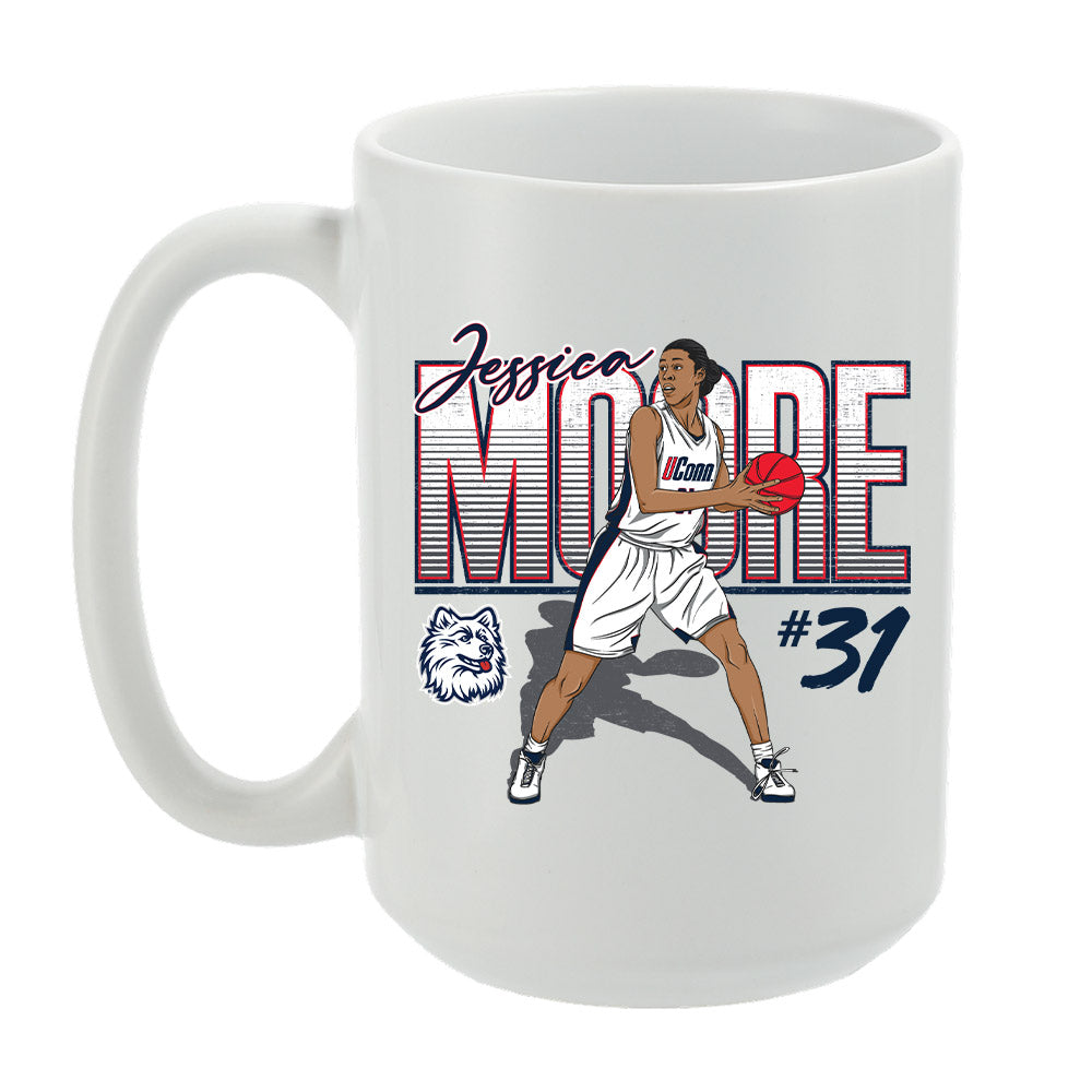 UConn - Women's Basketball Legends : Jessica Moore - Mug Individual Caricature