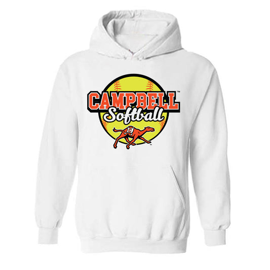Campbell - NCAA Softball : Alyssa Henault - Hooded Sweatshirt Sports Shersey