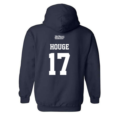 DePaul - NCAA Softball : Alexis Houge - Hooded Sweatshirt Sports Shersey