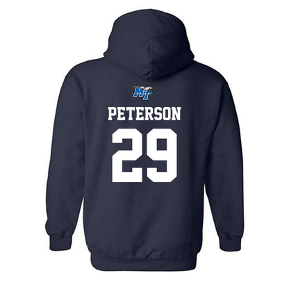 MTSU - NCAA Baseball : Caleb Peterson - Hooded Sweatshirt Sports Shersey