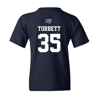 MTSU - NCAA Baseball : Cole Torbett - Youth T-Shirt Sports Shersey