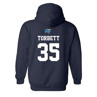 MTSU - NCAA Baseball : Cole Torbett - Hooded Sweatshirt Sports Shersey