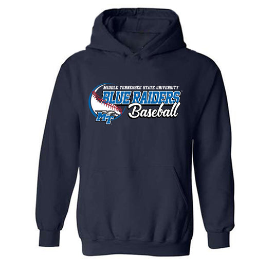 MTSU - NCAA Baseball : Jackson Underwood - Hooded Sweatshirt Sports Shersey