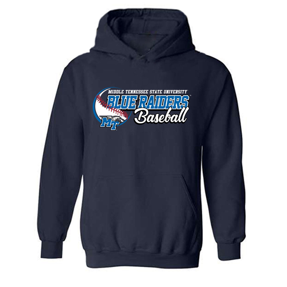 MTSU - NCAA Baseball : Clay Badylak - Hooded Sweatshirt Sports Shersey