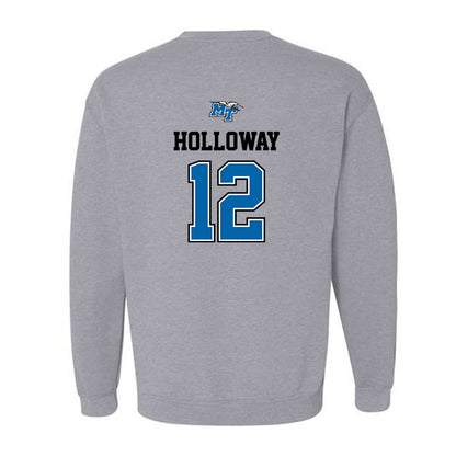 MTSU - NCAA Baseball : Brady Holloway - Crewneck Sweatshirt Sports Shersey