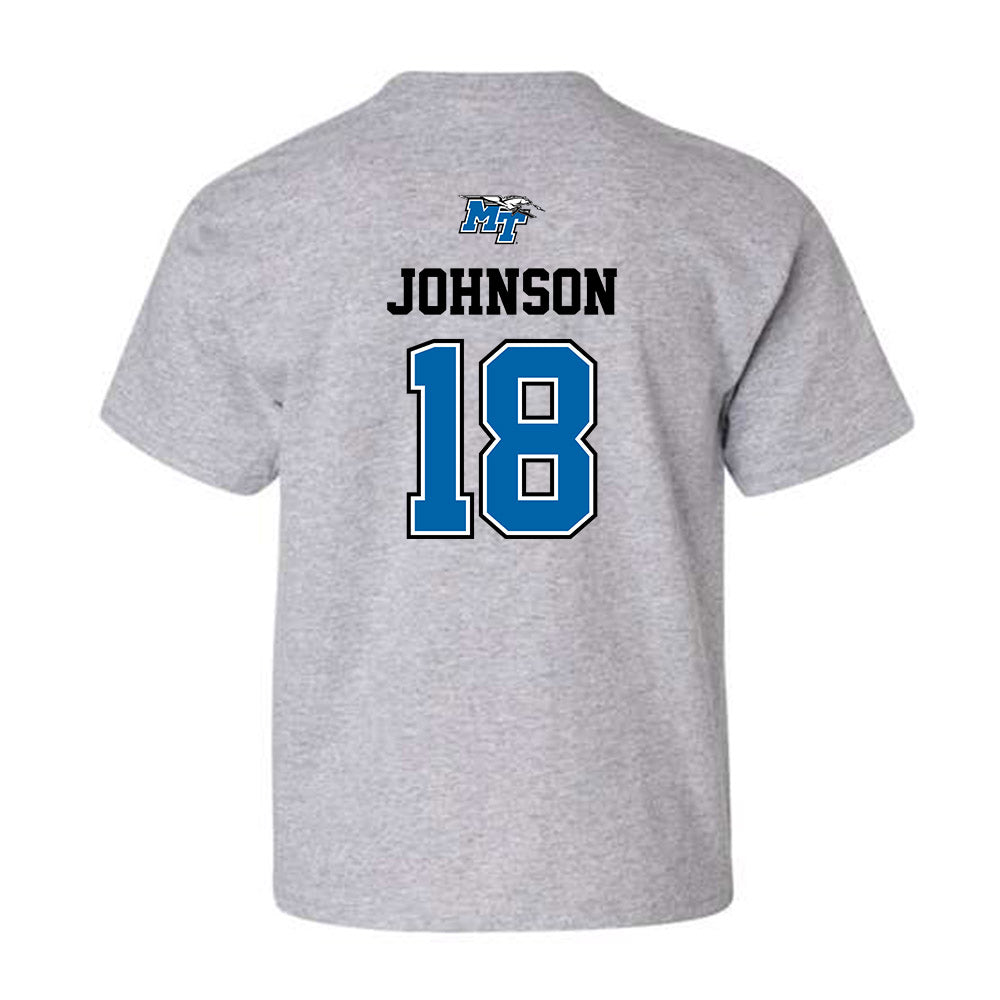 MTSU - NCAA Baseball : Patrick Johnson - Youth T-Shirt Sports Shersey