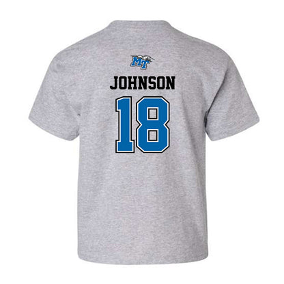 MTSU - NCAA Baseball : Patrick Johnson - Youth T-Shirt Sports Shersey