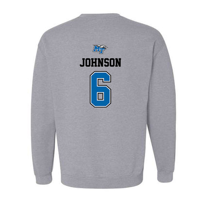 MTSU - NCAA Baseball : Kameron Johnson - Crewneck Sweatshirt Sports Shersey